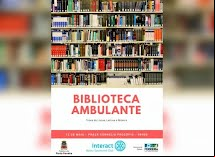 Biblioteca Ambulante acontece neste sábado, numa parceria entre Secretaria de Cultura e Interact Clu