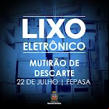 Divisão de Meio Ambiente realiza novo mutirão de lixo eletrônico no sábado